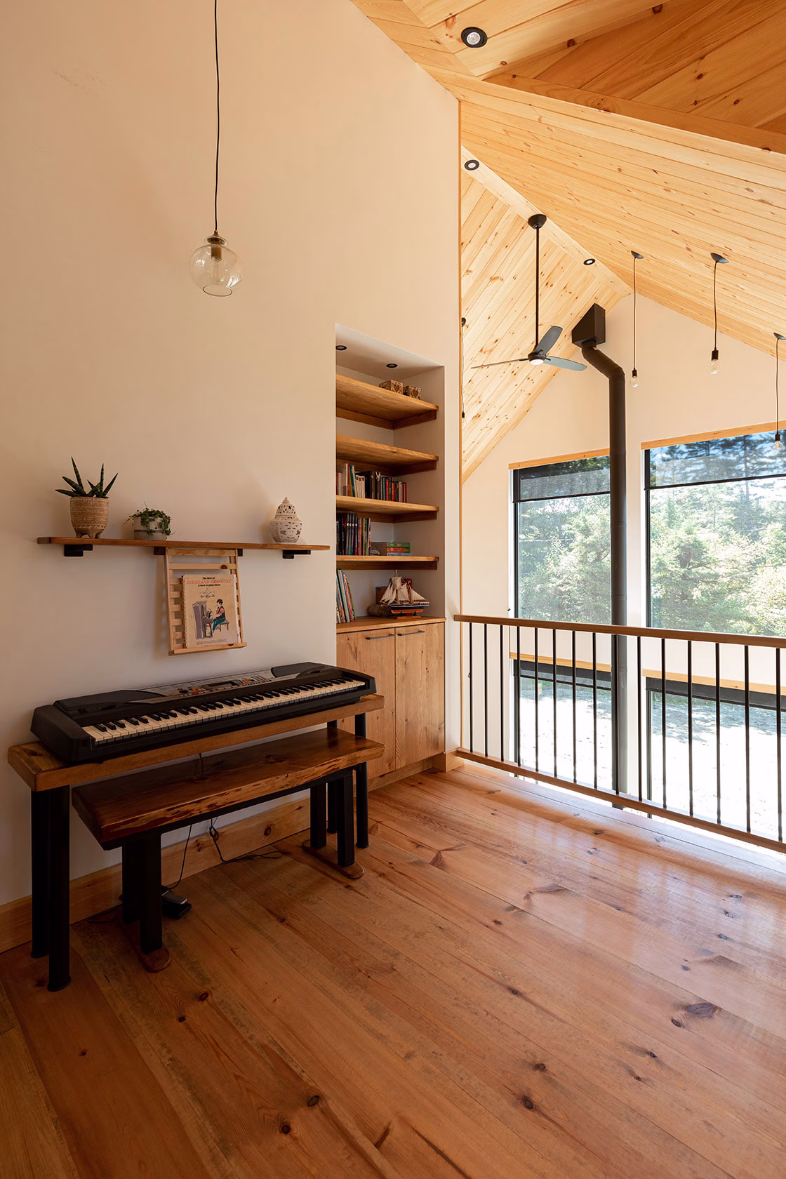 Intérieur Bois Maison Val Morin