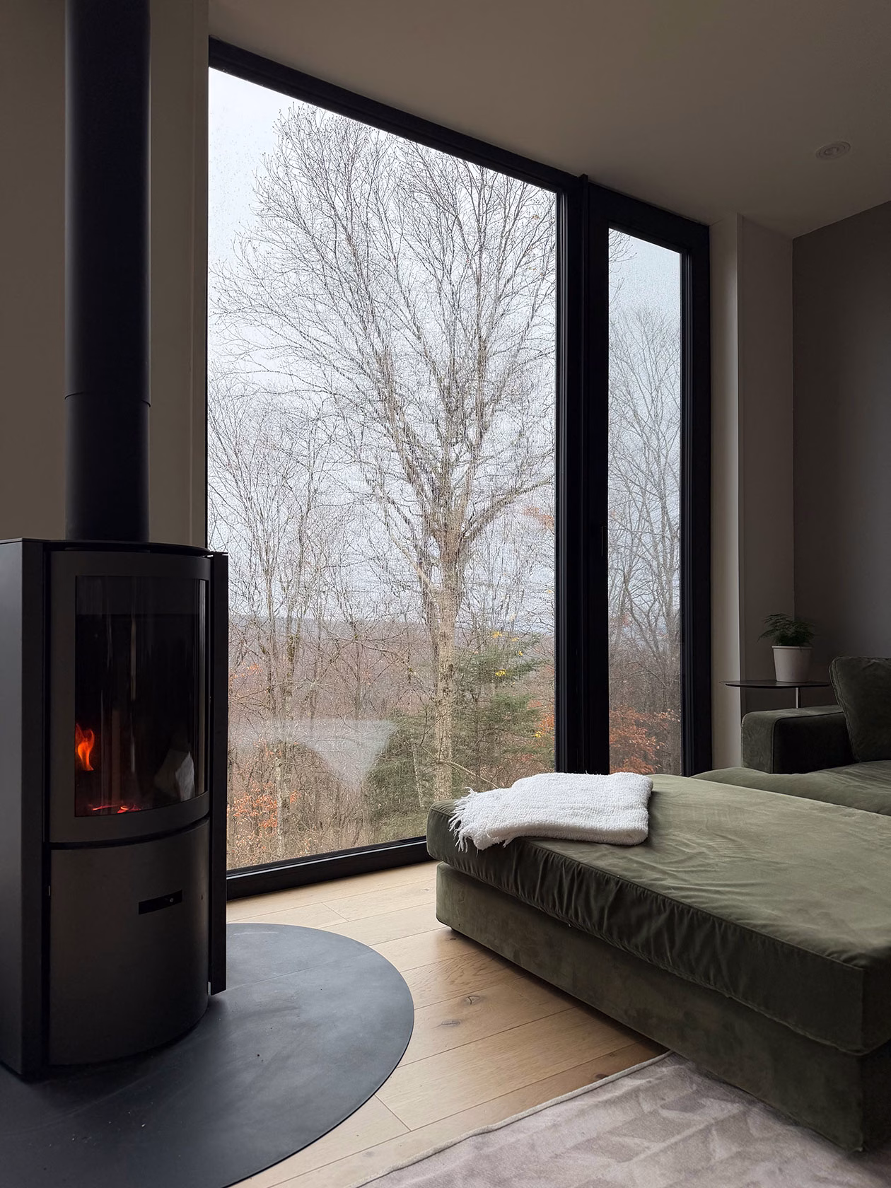 Foyer et vue Toundra Construction Laurentides