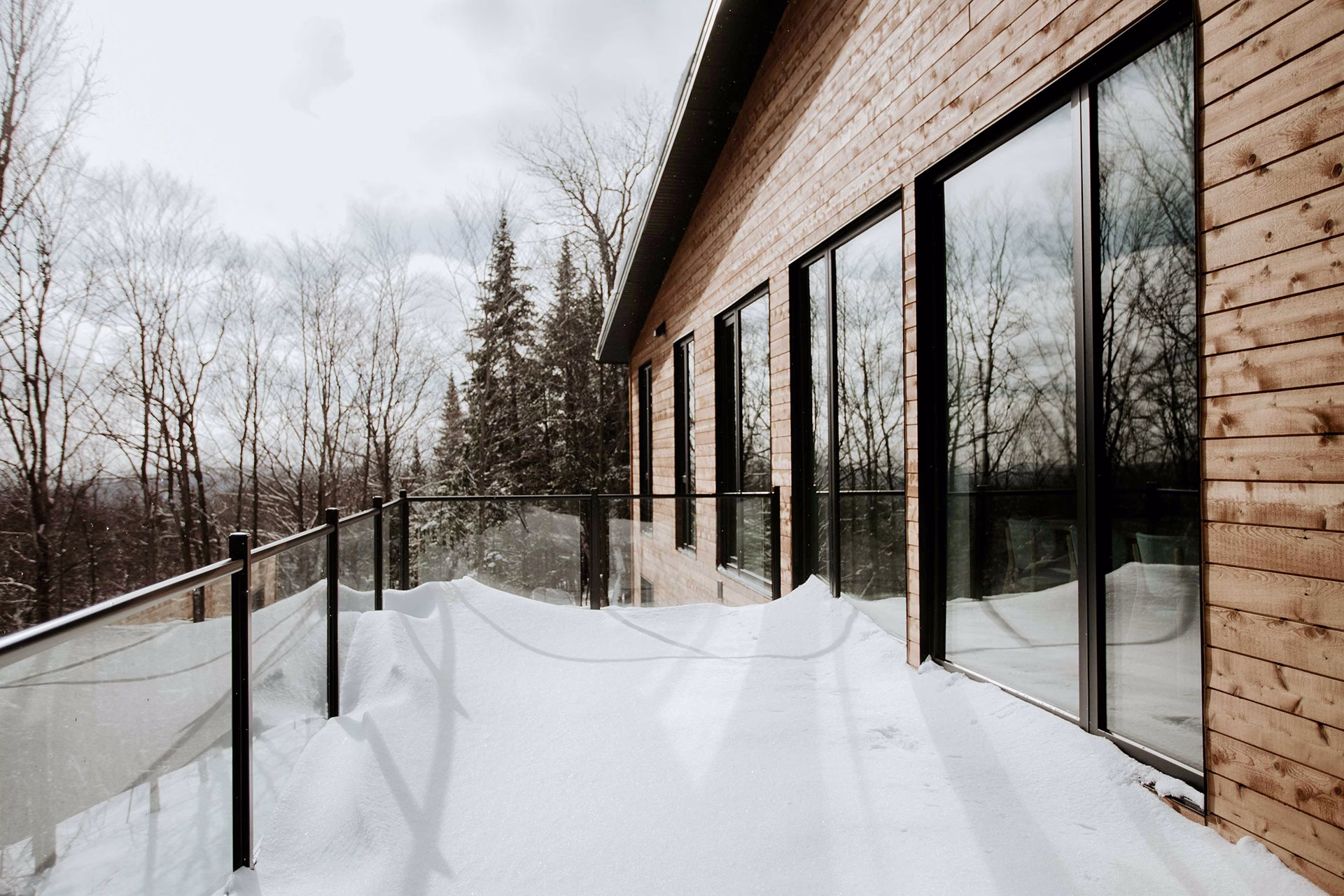 Extérieur Maison Val Morin Toundra Construction Laurentides