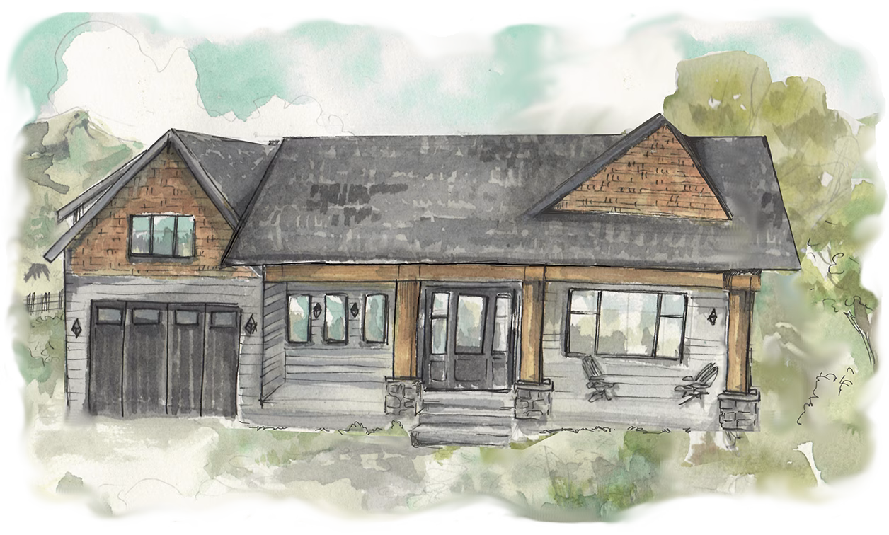 Croquis Farmhouse Laurentides